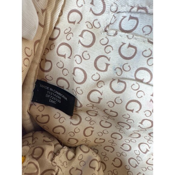 Guess Mini Backpack Yellow Faux Leather - Picture 11 of 16